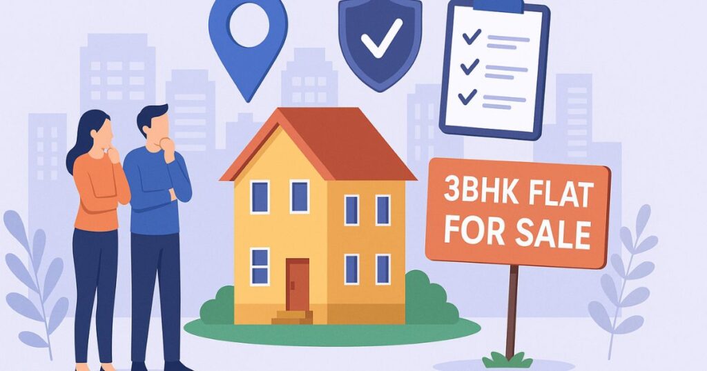3BHK Flats For Sale in Koba Gandhinagar