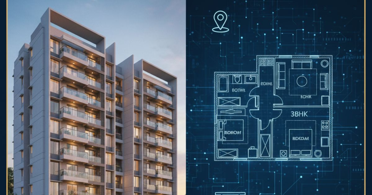 3BHK Flats For Sale in Koba Gandhinagar – A Complete Buyer’s Guide